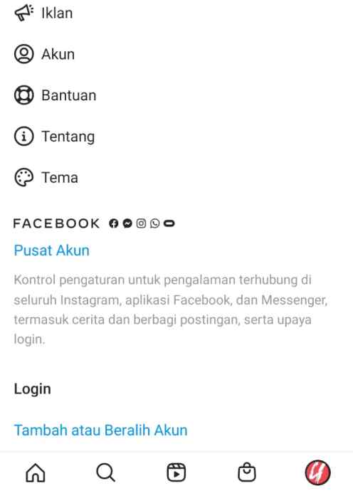 Cara Link Instagram ke Facebook Page 